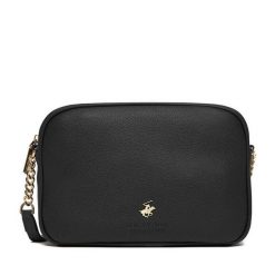 Torebka Beverly Hills Polo Club. Czarne listonoszki damskie Beverly Hills Polo Club, bez wzorów, bez dodatków. Za 139.99 zł.