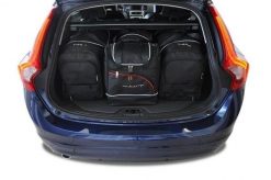 Torby Do Bagażnika Volvo V60 Cross Country 2015-2018 4Szt Kjust. Czarne torby podróżne damskie KJUST, bez wzorów, z kauczuku. Za 1,330.00 zł.