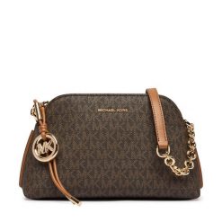 Torebka MICHAEL Michael Kors. Brązowe listonoszki damskie MICHAEL Michael Kors, bez wzorów, bez dodatków. Za 1,019.00 zł.
