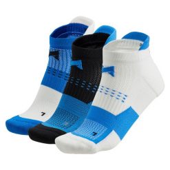 Skarpety do tenisówek fitness - Uniseks - Multi niebieski - 3 pary. Niebieskie skarpetki damskie Xtreme, bez wzorów, z elastanu. Za 134.79 zł.