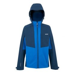 Męska Kurtka Soft Shell Hewitts. Niebieskie kurtki męskie Regatta, m, bez wzorów, sportowe, bez kaptura. Za 177.99 zł.