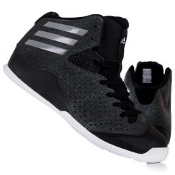 Buty Unisex sportowe do koszykówki ADIDAS NXT LVL SPD IV K. Czarne buty sportowe męskie Adidas, bez wzorów, bez zapięcia, do koszykówki. W wyprzedaży za 119.00 zł.