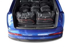 Torby Do Bagażnika Audi Q7 Phev 2020+ 5Szt Kjust. Czarne torby podróżne damskie KJUST, bez wzorów, z kauczuku. Za 1,544.00 zł.