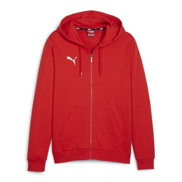 Bluza sportowa męska Puma B23618. Czerwone bluzy sportowe męskie Puma, l, bez wzorów, z kapturem, do piłki nożnej. Za 189.00 zł.