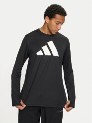 Adidas Koszulka techniczna Run It IL7231 Czarny Regular Fit. Czarne koszulki sportowe męskie Adidas, l, bez wzorów, z syntetyku, bez ramiączek, do biegania. Za 99.99 zł.