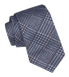 Krawat Męski - Alties - Niebieski, Kratka. Niebieskie krawaty i muchy Alties, bez wzorów, z tkaniny, eleganckie. Za 49.00 zł.