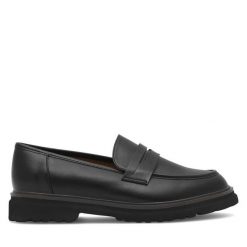 Półbuty Jenny Fairy. Czarne półbuty damskie Jenny Fairy, bez wzorów, bez obcasa, na płaskiej podeszwie, bez zapięcia. Za 109.99 zł.