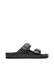 Birkenstock Klapki Arizona EVA 0129421 Czarny. Czarne klapki męskie Birkenstock, bez wzorów, z syntetyku, bez zapięcia. Za 203.99 zł.
