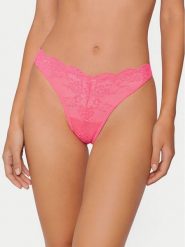 Guess Stringi O4YE01 PZ01C Różowy. Czerwone majtki damskie Guess, z syntetyku. Za 118.99 zł.