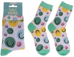 Soxo Wesołe Skarpetki z Uśmiechem - Kolorowe Uśmiechnięte Buźki - rozmiar 36-42. Bielizna sportowa damska Soxo, bez wzorów. Za 29.99 zł.