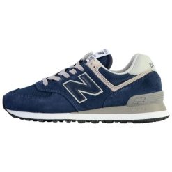 Buty Męskie New Balance Sneakersy 574 Skóra Siatka Sportowe. Niebieskie buty sportowe męskie New Balance, bez wzorów, z materiału, bez zapięcia, trekkingowe. Za 479.00 zł.