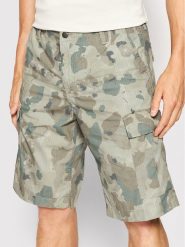 Carhartt WIP Szorty materiałowe Cargo I015999 Zielony Regular Fit. Zielone szorty męskie Carhartt WIP, bez wzorów, z bawełny. Za 499.99 zł.