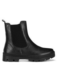 Lasocki Botki WI23-PUSZAN-23 Czarny. Czarne botki damskie Lasocki, bez wzorów, ze skóry, bez obcasa, na płaskiej podeszwie, bez zapięcia. Za 239.99 zł.