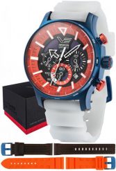 Zegarek męski Vostok Europe VR42-595D734SWL biały. Białe zegarki męskie Vostok Europe, bez wzorów. Za 3,358.64 zł.