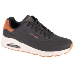 Buty sportowe Sneakersy męskie, Uno - Suited On Air. Czarne buty sportowe męskie Skechers, bez wzorów, bez zapięcia, trekkingowe. Za 379.99 zł.