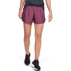 Under Armour Play Up 2.0 Szorty Czerwony Fioletowy. Czerwone szorty damskie Under Armour, bez wzorów, z materiału. Za 128.95 zł.