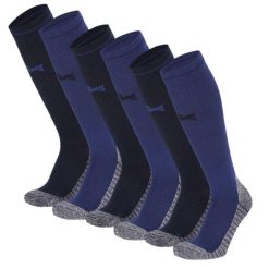 Skarpety kompresyjne do biegania Xtreme, 6 par, Multi Niebieski. Niebieskie skarpetki damskie XTREME SOCKSWEAR, bez wzorów. Za 225.99 zł.
