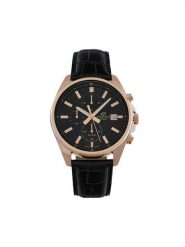 Casio Zegarek Edifice EFV-610ECL-1AUEF Różowe złoto. Czerwone, analogowe zegarki męskie Casio, bez wzorów, złote. Za 489.99 zł.