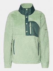 Roxy Bluza Alabama Otlr ERJFT04714 Zielony Regular Fit. Zielone bluzy damskie Roxy, xs, bez wzorów, z syntetyku, bez ramiączek, bez kaptura. Za 219.99 zł.