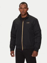 EA7 Emporio Armani Kurtka bomber 8NPB20 PNFZZ 0208 Czarny Regular Fit. Czarne kurtki męskie EA7 Emporio Armani, m, bez wzorów, z syntetyku, bez kaptura. Za 899.99 zł.