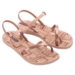 Sandały japonki damskie Ipanema Fashion Sand VIII Fem. Brązowe sandały damskie Ipanema, bez wzorów, z materiału, bez obcasa, bez zapięcia. Za 119.00 zł.