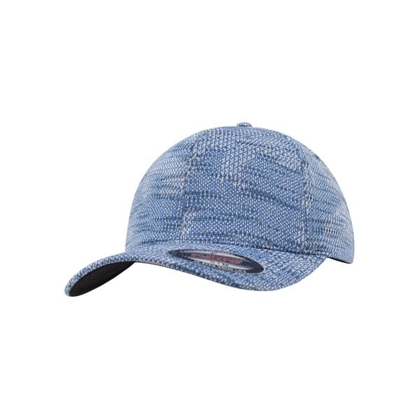 Czapka Flexfit jacquard knit. Niebieskie czapki damskie FLEXFIT, bez wzorów, z dzianiny, eleganckie. Za 128.00 zł.