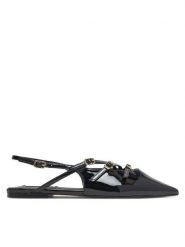 Steve Madden Sandały Cianna SM11003709 Czarny. Czarne sandały damskie Steve Madden, bez wzorów, ze skóry, bez obcasa, na płaskiej podeszwie, bez zapięcia. Za 329.99 zł.