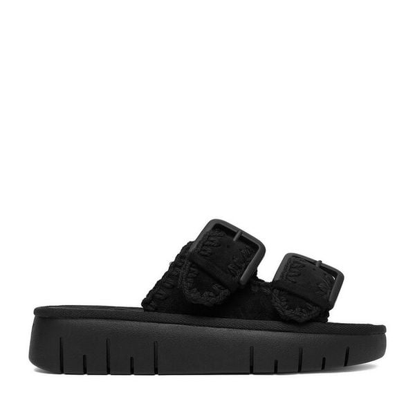 Klapki Roxy. Czarne klapki damskie Roxy, bez wzorów, bez obcasa, bez zapięcia. Za 179.99 zł.