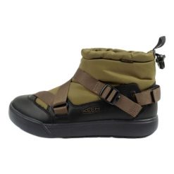 Buty śniegowce Keen Hoodzerra Wp 1026673 zielone. Zielone śniegowce damskie z gumy, bez zapięcia. Za 692.27 zł.