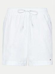 Tommy Hilfiger Szorty kąpielowe UM0UM03280 Biały Regular Fit. Białe kąpielówki męskie Tommy Hilfiger, bez wzorów, z syntetyku. Za 169.99 zł.