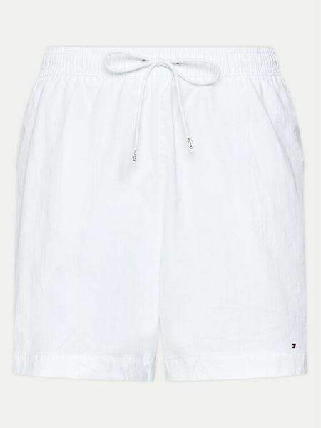 Tommy Hilfiger Szorty kąpielowe UM0UM03280 Biały Regular Fit. Białe kąpielówki męskie Tommy Hilfiger, bez wzorów, z syntetyku. Za 169.99 zł.