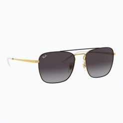 Okulary przeciwsłoneczne Ray-Ban RB3588. Czarne okulary przeciwsłoneczne damskie Ray-Ban. Za 569.99 zł.