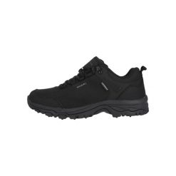 Buty trekkingowe Whistler Newcarl. Czarne buty zimowe męskie Whistler, bez wzorów, bez obcasa, bez zapięcia. W wyprzedaży za 348.00 zł.