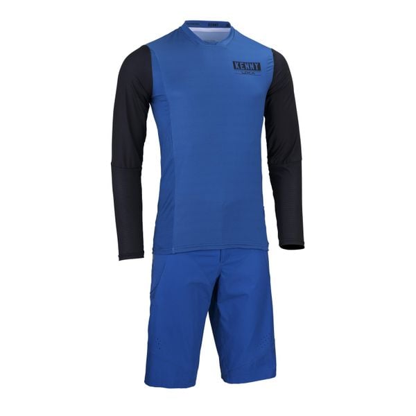 Koszulka z długim rękawem Kenny Charger. Niebieskie bluzy męskie KENNY, l, bez wzorów, sportowe, bez ramiączek, bez kaptura. Za 300.00 zł.