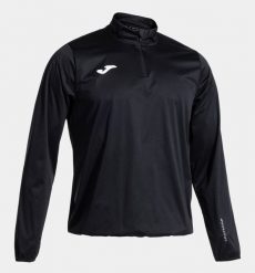 Kurtka do biegania męska Joma R-City Raincoat. Czarne kurtki sportowe męskie Joma, m, bez wzorów, z materiału, bez kaptura, do biegania. Za 119.99 zł.