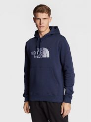 The North Face Bluza Drew Peak NF00AHJY Granatowy Regular Fit. Niebieskie bluzy męskie The North Face, m, bez wzorów, z bawełny, bez ramiączek, bez kaptura. Za 219.99 zł.
