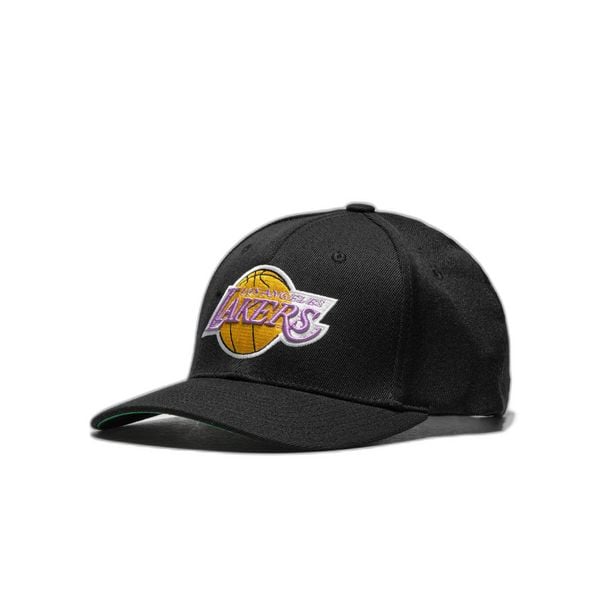 Czapka snapback klasyczna Los Angeles Lakers. Czarne czapki damskie Mitchell & Ness, bez wzorów, klasyczne. Za 194.00 zł.
