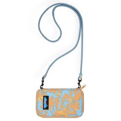 Portfel Kavu Go Time - sky bloom. Brązowe portfele męskie KAVU, bez wzorów. Za 130.99 zł.