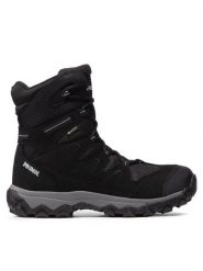Meindl Trapery Calgary Gtx GORE-TEX 7989 Czarny. Czarne buty zimowe męskie MEINDL, bez wzorów, z gore-texu, bez obcasa, bez zapięcia. Za 929.99 zł.