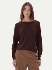 Kontatto Sweter 3M0820C Brązowy Regular Fit. Brązowe swetry nierozpinane damskie Kontatto, m, bez wzorów, z syntetyku, bez kołnierzyka, bez ramiączek. Za 259.99 zł.