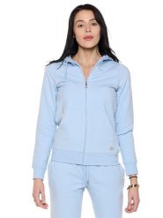 Bluza miękka z kaptur na co dzień na siłownię. Szare bluzy damskie LEONE 1947 APPAREL, m, bez wzorów, bez ramiączek, bez kaptura. Za 328.38 zł.