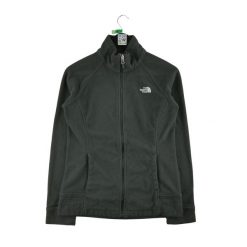Second life - Kurtka polarowa TNF Black dla kobiet - Stan bardzo dobry. Czarne kurtki sportowe damskie The North Face, na zimę, m, bez wzorów, z materiału, bez ramiączek, bez kaptura, trekkingowe. Za 169.16 zł.