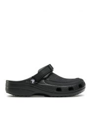 Crocs Klapki Yukon Vista II Clog M 207142 Czarny. Czarne klapki męskie Crocs, bez wzorów, z tworzywa sztucznego, bez zapięcia. Za 149.99 zł.