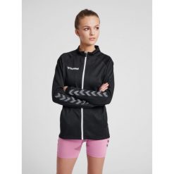 Bluza do piłki nożnej damska Hummel demi-zip hml AUTHENTIC. Czerwone bluzy damskie Hummel, l, bez wzorów, sportowe, bez ramiączek, bez kaptura. W wyprzedaży za 148.50 zł.