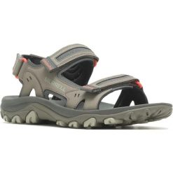 Sandały Trekkingowe Męskie Merrell Huttington Sport Convert. Szare sandały męskie Merrell, bez wzorów, sportowe, bez zapięcia. W wyprzedaży za 420.05 zł.