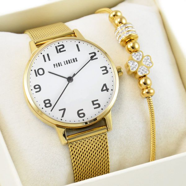 Zegarek Paul Lorens Zestaw damski zegarek ELNINO 11715B2-3D1 + bransoletka. Zegarki damskie Paul Lorens. Za 259.90 zł.