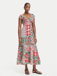 Iconique Sukienka letnia Shirley IC26-096 Kolorowy Regular Fit. Sukienki damskie Iconique, na lato, s, bez wzorów, z syntetyku, bez kołnierzyka, bez ramiączek. Za 339.99 zł.