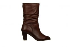 Kozaki Bayla-161 077 44579 Taupe 161568, Brązowy, Skóra naturalna - 40. Brązowe kozaki damskie Bayla, bez wzorów, z gumy, bez obcasa, na obcasie, bez zapięcia. W wyprzedaży za 269.10 zł.