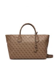 Guess Torebka Marissa Logo HWSG24 82240 Brązowy jasny. Brązowe shopperki damskie Guess, z aplikacjami, ze skóry, bez dodatków. Za 674.99 zł.