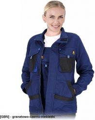 Reis - Bluza ochronna FIO, damska granatowo-czarno-niebieski M. Brązowe bluzy damskie Reis, m, bez wzorów, bez ramiączek, bez kaptura. Za 70.80 zł.